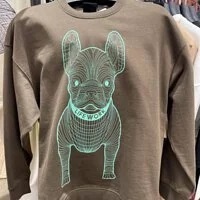 [S] LIFEWORK BIG RADOK SWEATSHIRT,DARK KHAKI, LW235MT99022 [FINAL SALE] (SLW181)