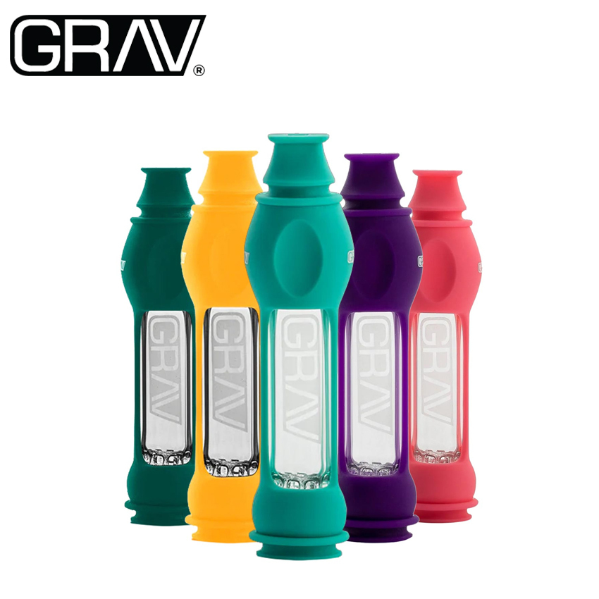 🇺🇸GRAV - Octo-taster with Silicone Skin 玻璃煙斗（16mm）