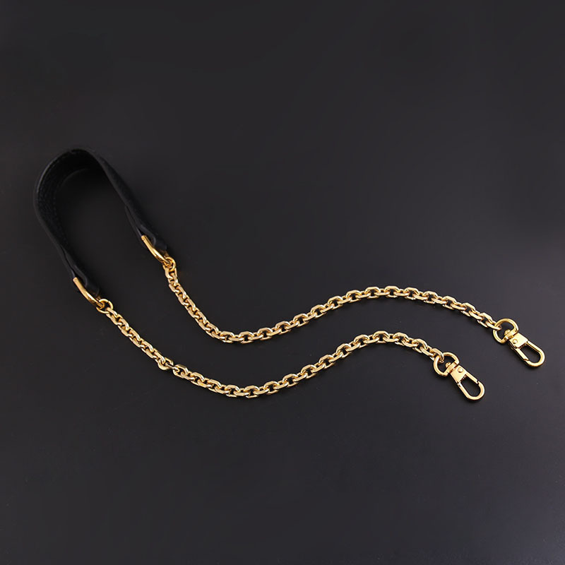 肩帶包包配件手提頭層牛皮減壓帶子鏈條可拆卸包帶