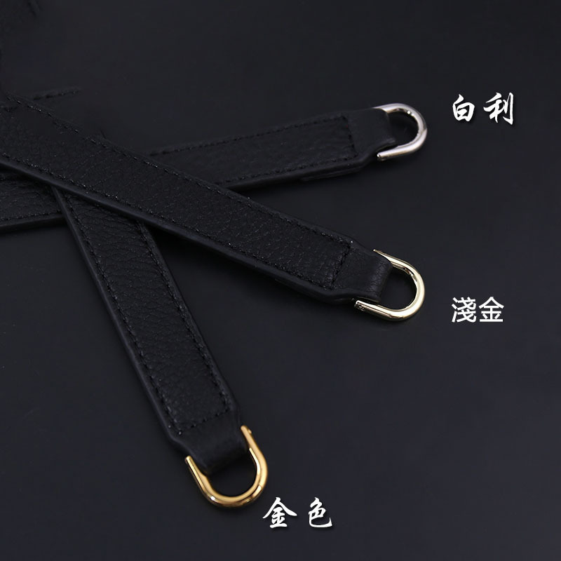 肩帶包包配件手提頭層牛皮減壓帶子鏈條可拆卸包帶
