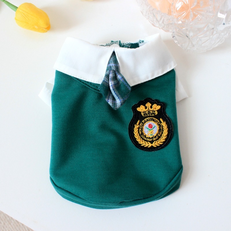 宠物衣服 学院情侣装