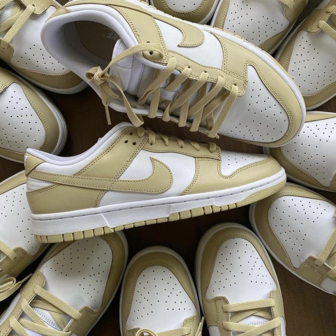 【APAIR】預購 NIKE DUNK LOW Team Gold and White 白奶茶  DV0833-100