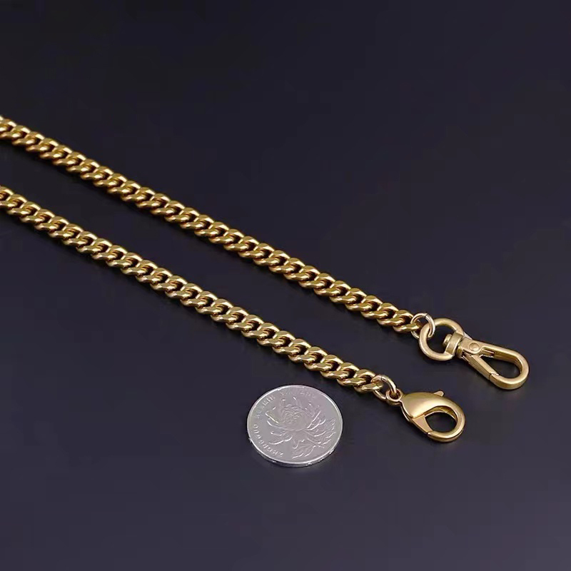 中古包改造鏈條小包包寬復古鍊子斜跨肩帶背包帶