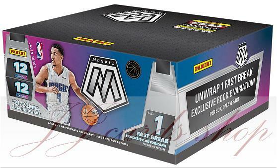 NBA 2021-22 Panini Mosaic Fast Break 馬賽克系列快攻版籃球卡卡盒(