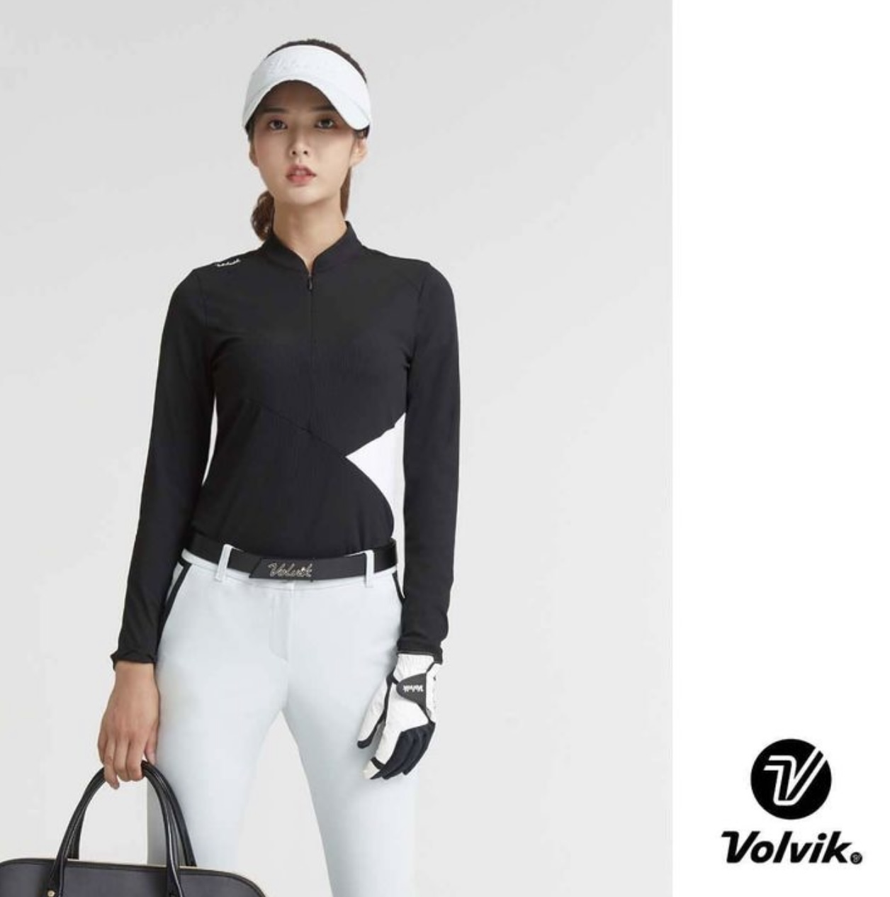 女【現貨】3折起/韓版高爾夫球衣/正韓Volvik品牌/ 春夏秋款 韓風修身彈性長褲 #MW112235