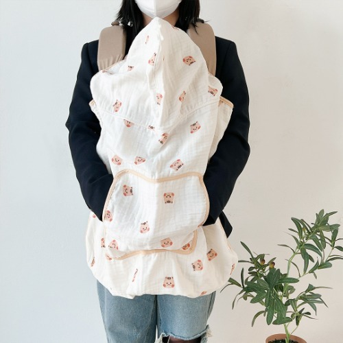 (現貨) DTD 莫代爾棉舒爽 孭帶/BB車2用毯