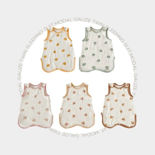 (現貨) DTD 莫代爾棉舒爽 3重紗背心睡袋