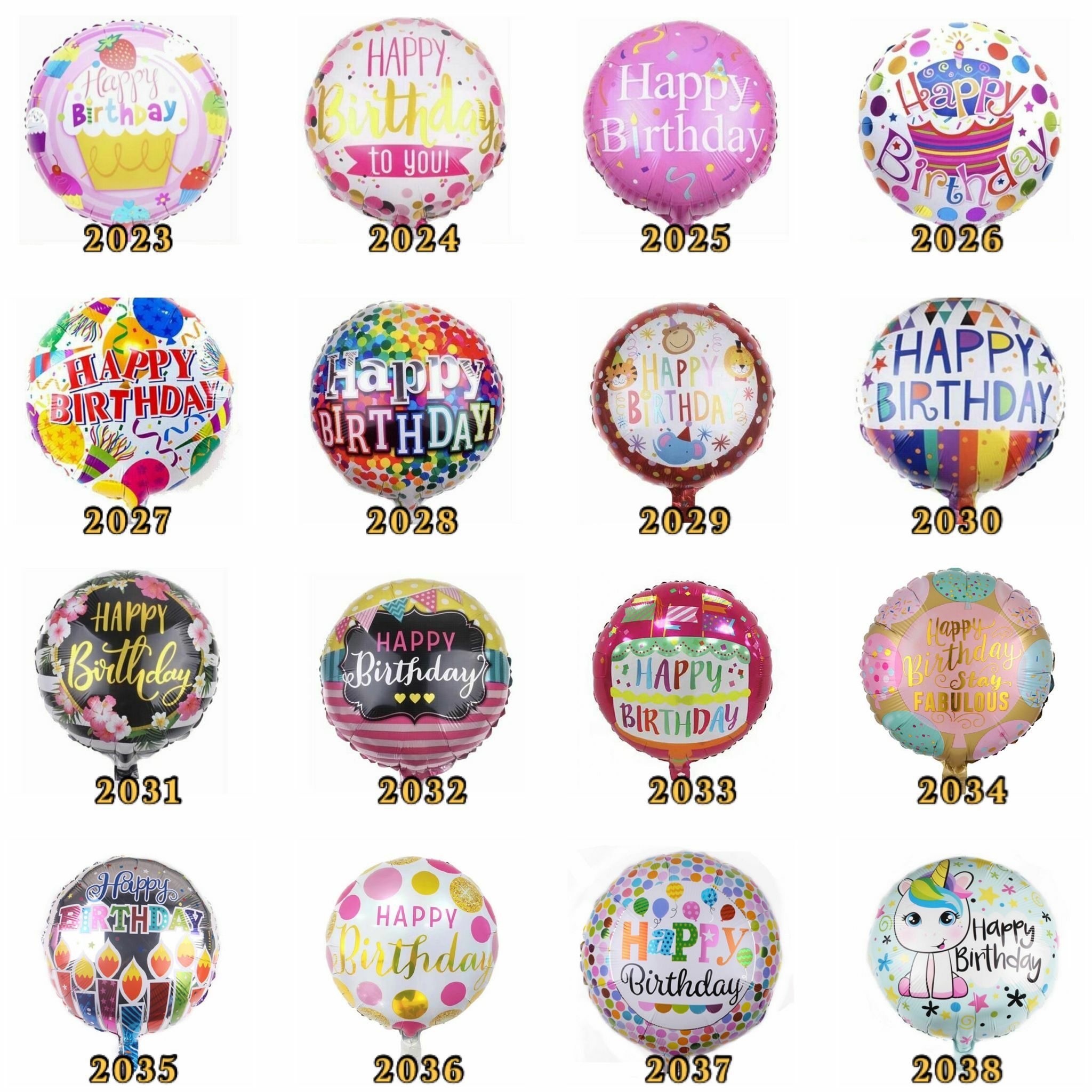 🎂18吋生日鋁膜氣球👉現貨