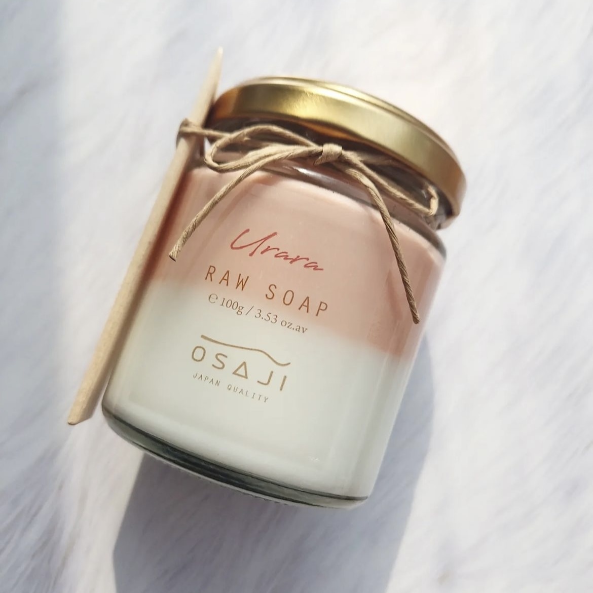 [限定] OSAJI Raw Soap Urara 半熟潔面霜 春日香氣 100g