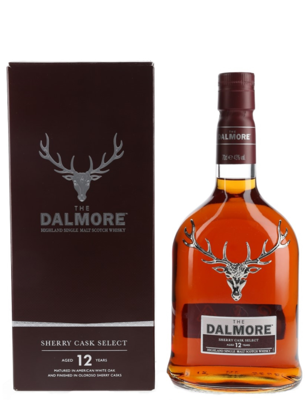 Dalmore12年單一麥芽雪莉桶蘇格蘭高地威士忌 (700ml) [禮盒裝]
