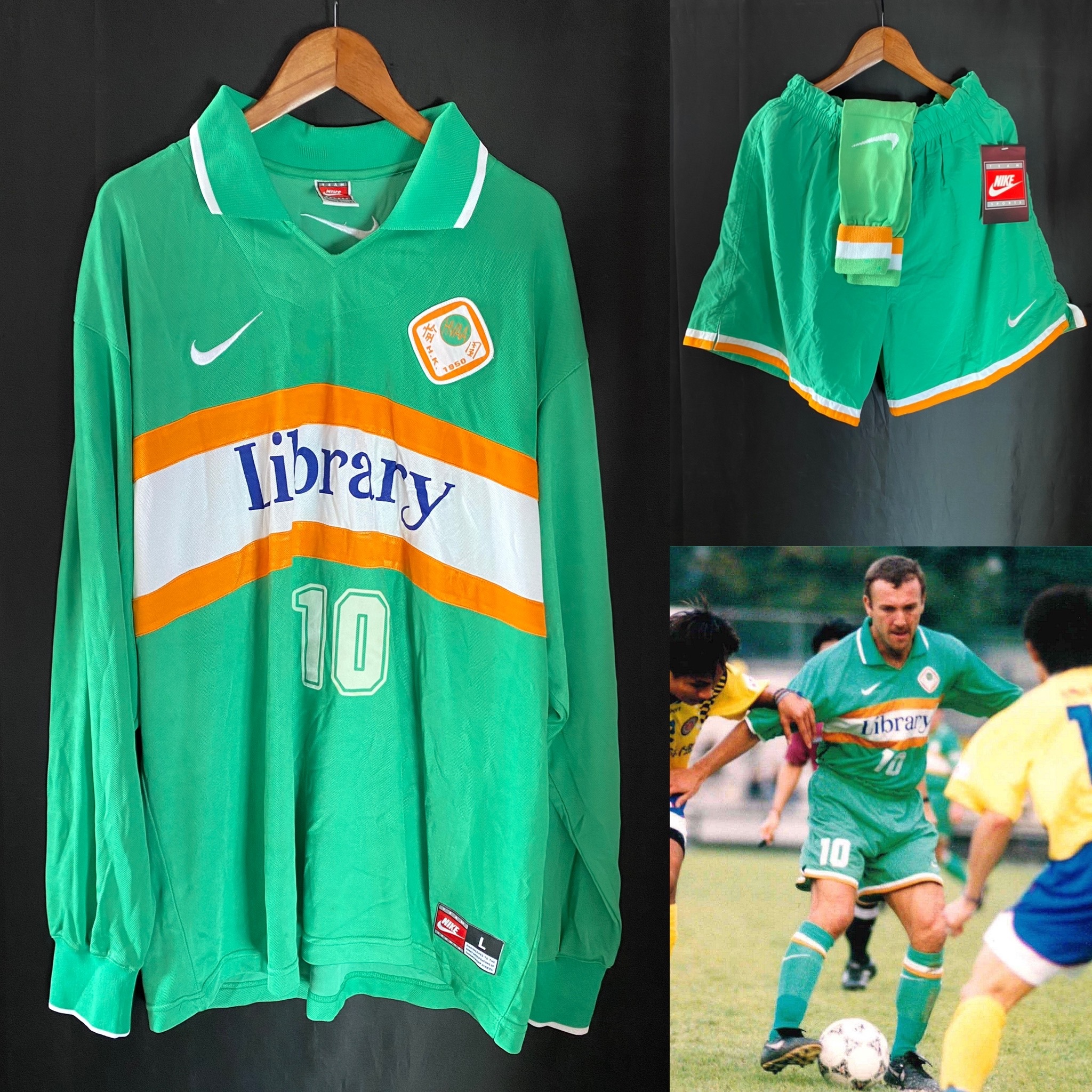 Happy Valley Football Team 1998 Nike Home player issue shirt #10