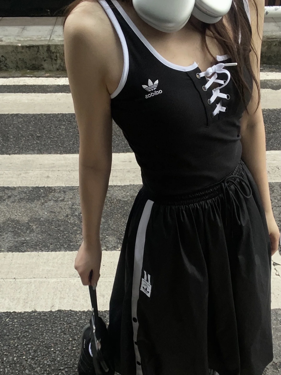 <快速出貨> Adidas 🌶️辣妹綁帶背心