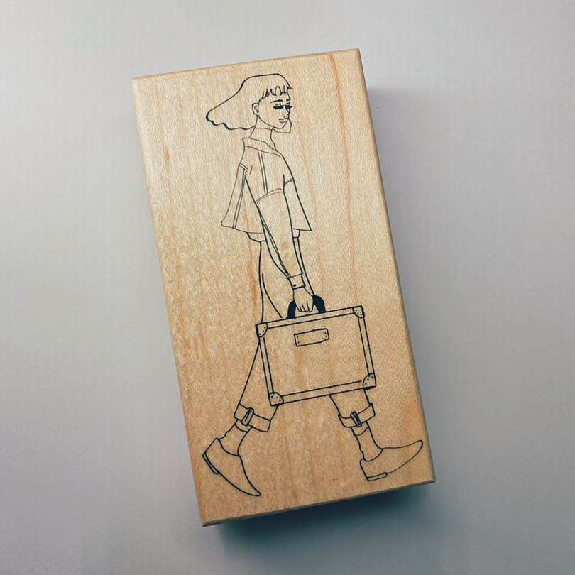 la dolce vita Wooden Stamp－City Traveller (Taiwanese Stationery Brand)
