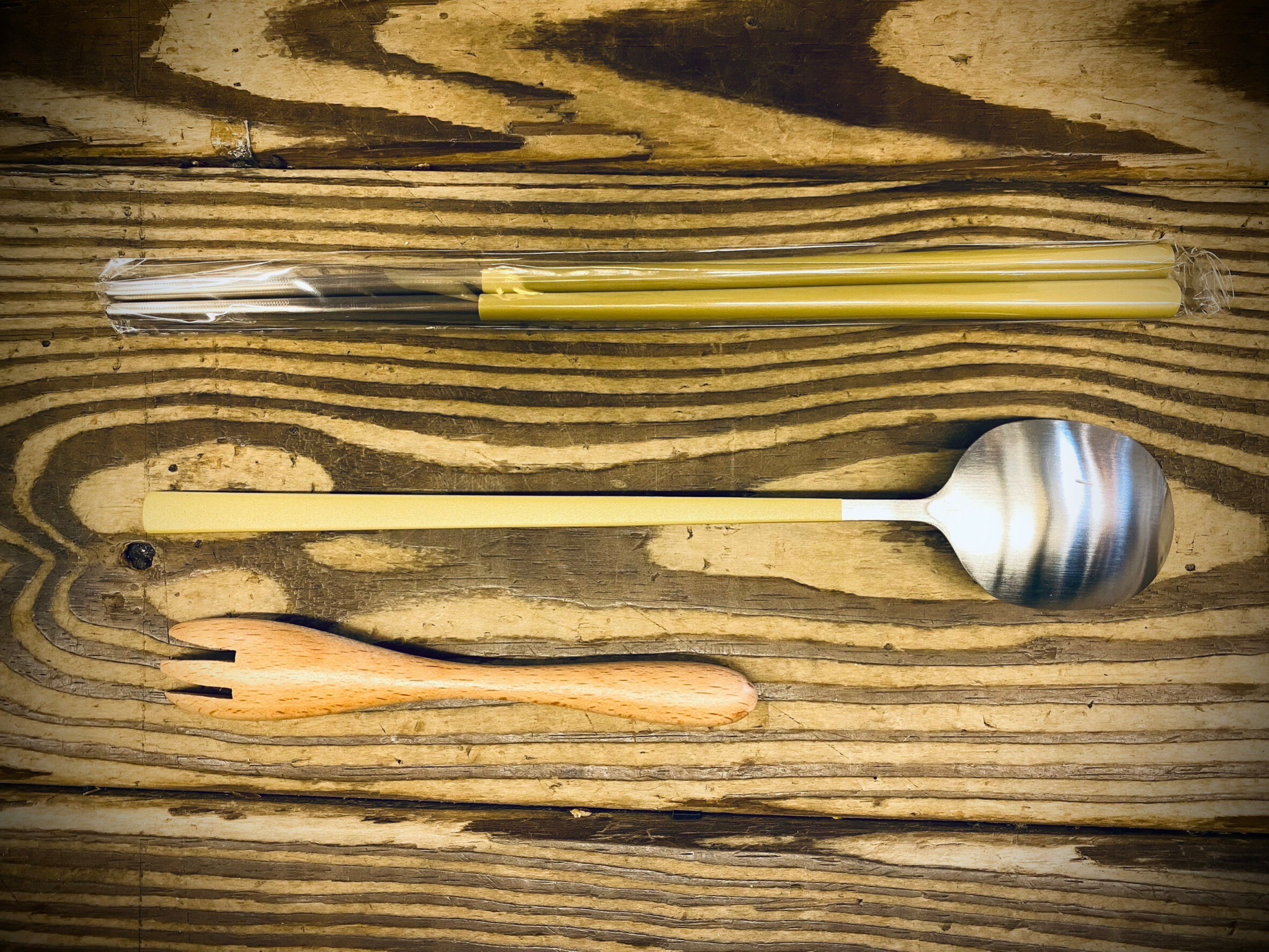 (針葉林/大漠色)露營餐具組４套組