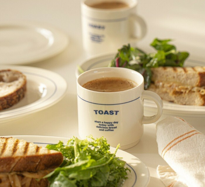 《1821》—TOAST—韓式白色簡約餐盤系列