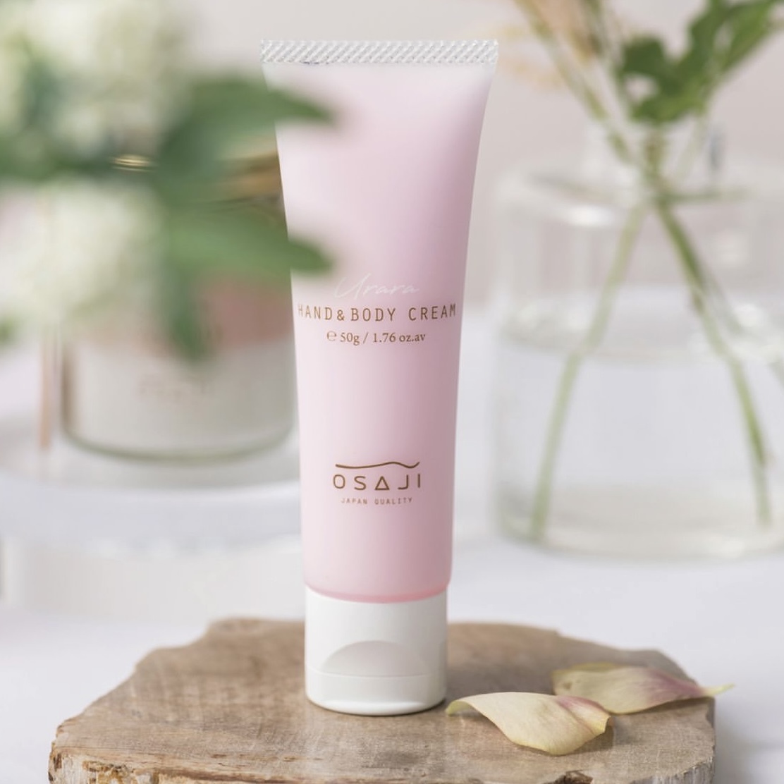 [限定] OSAJI Hand & Body Cream Urara 護手&身體潤膚霜 春日香氣