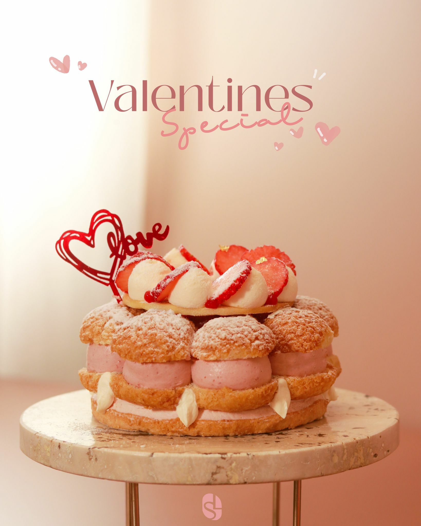 古都華士多啤梨梅酒泡芙蛋糕