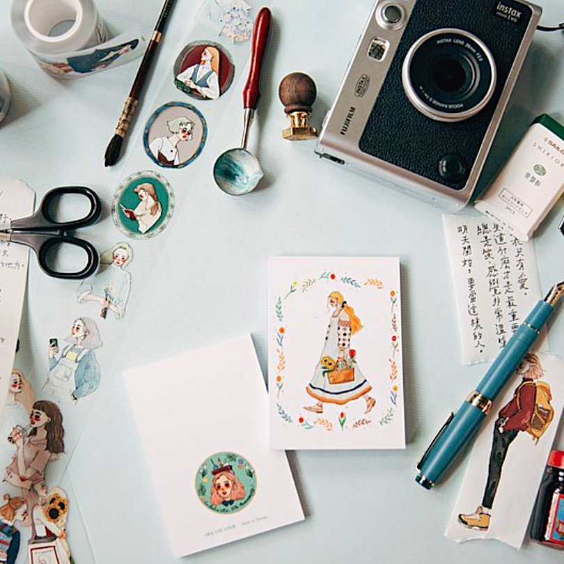 la dolce vita Memo Pad－Flower Garden (Taiwanese Stationery Brand)