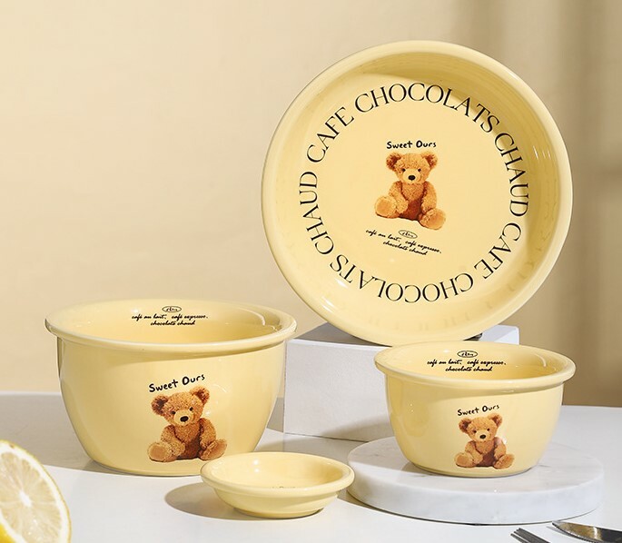 《1826》可愛玩偶熊餐盤系列