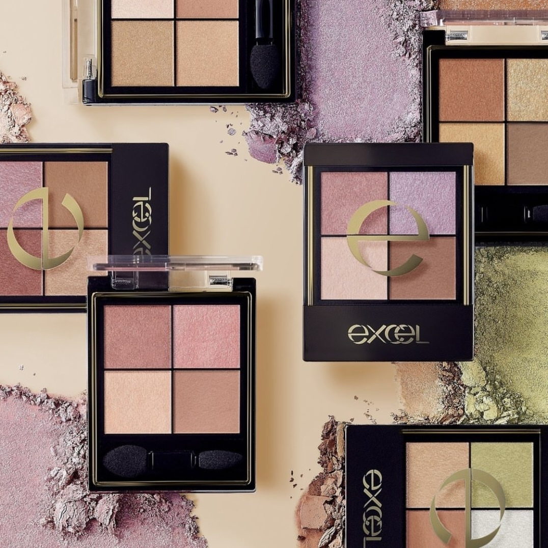 EXCEL 2023 Spring Collection Real Clothes Shadow 光綻時裳四色眼影