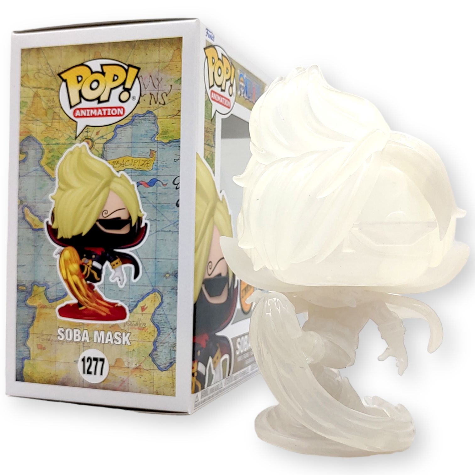 FUNKO POP <One Piece海賊王>山治(蕎麥假面)透明(CHASE版)-No.1277