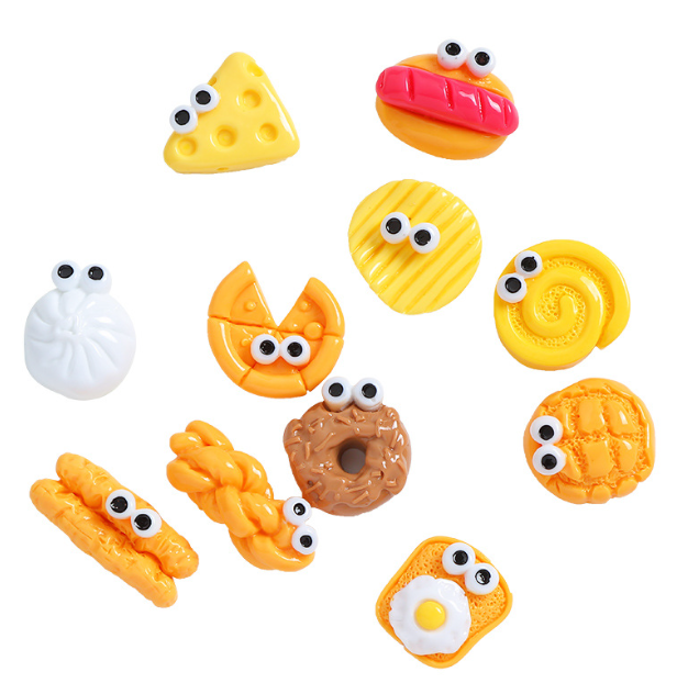 DIY 奶油胶配件 仿真食物（一套8个 款式随机）