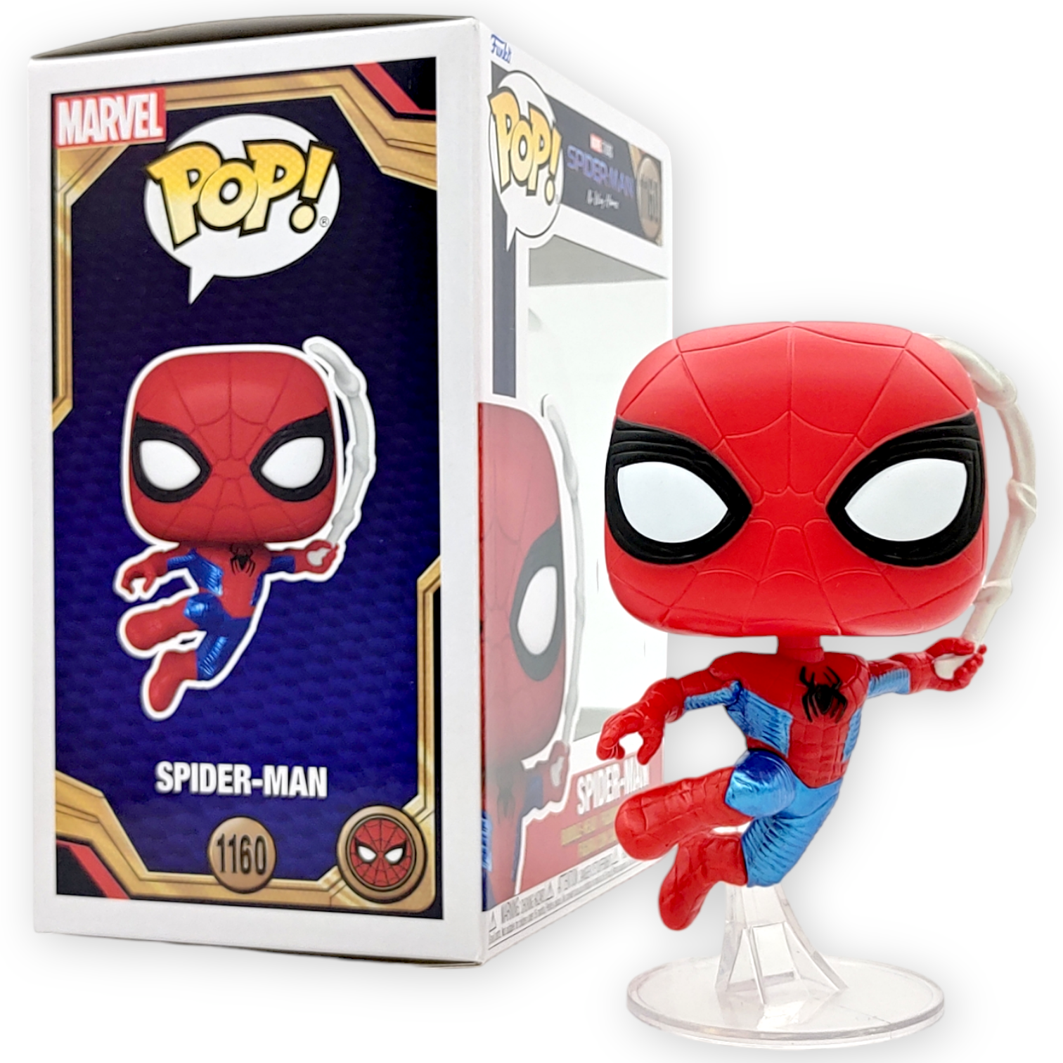 FUNKO POP<蜘蛛俠-不戰無歸>蜘蛛俠(終局套裝)-NO.1160