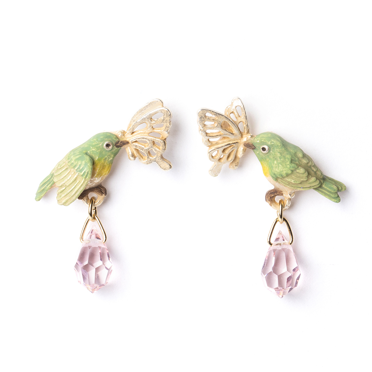 Palnart Poc 繡眼鳥耳環