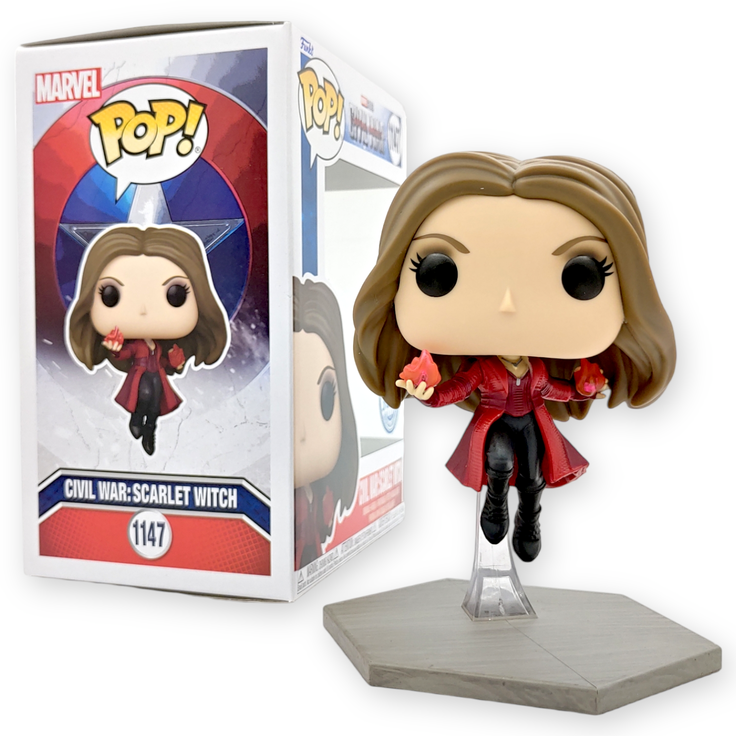 FUNKO POP<美國隊長3-英雄內戰12公仔套裝>緋紅女巫-NO.1147