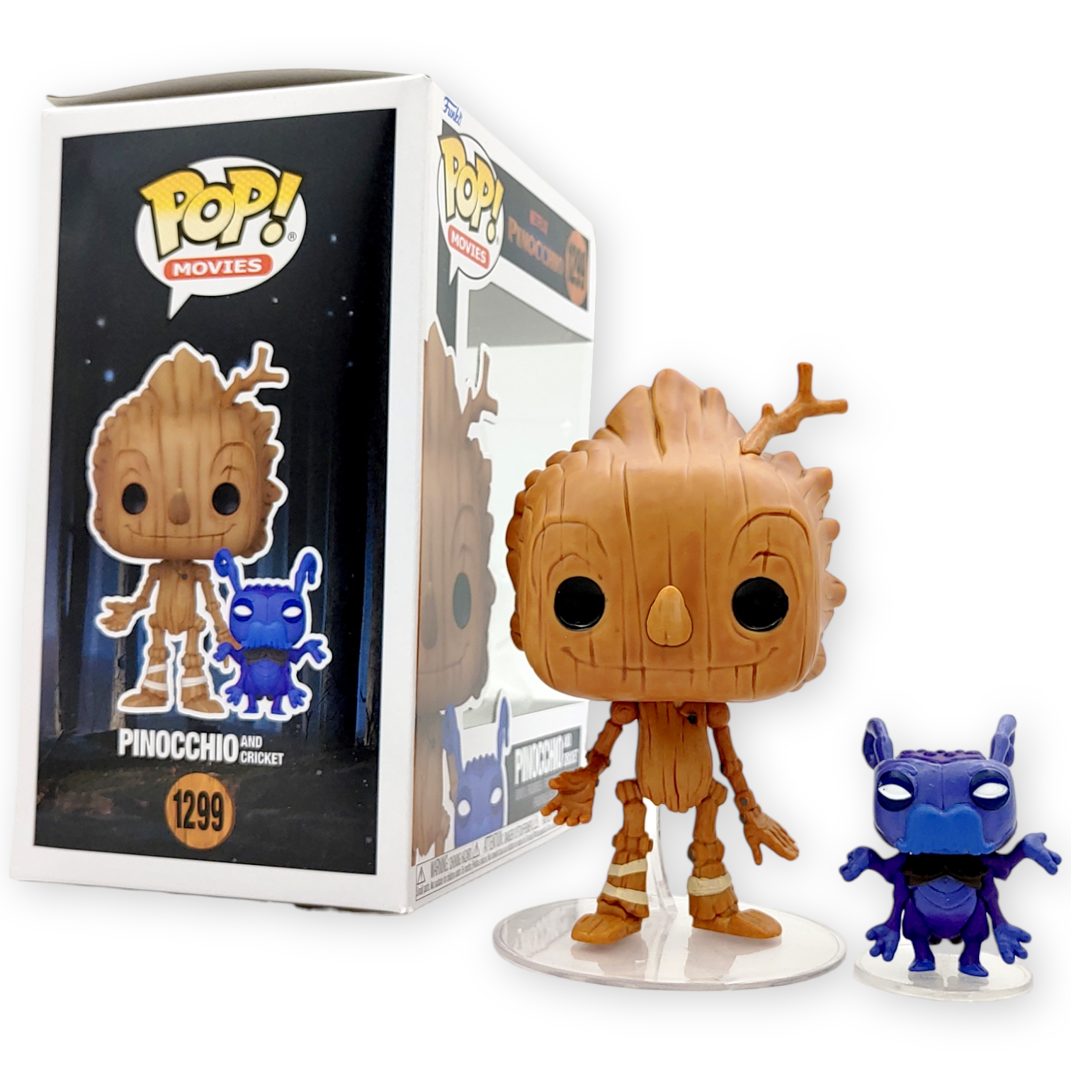 FUNKO POP<吉拿域·戴拖路之皮諾丘>皮諾丘與賽巴斯甸·J·蟋蟀-No.1299