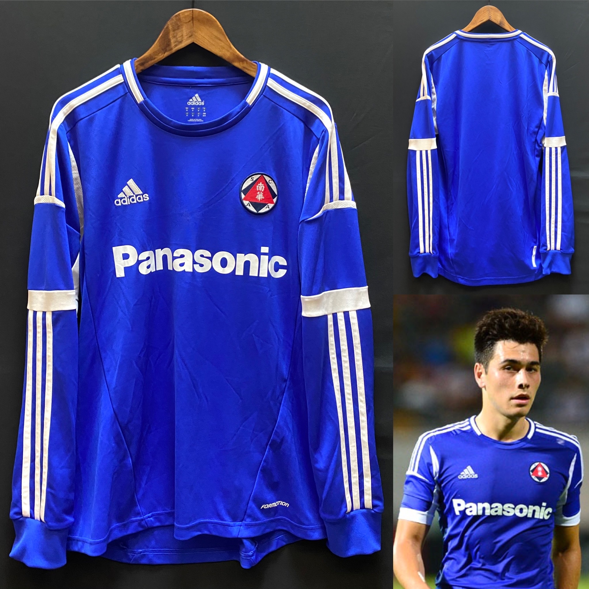 South China Football Team 2012-2013 Adidas Away L S For