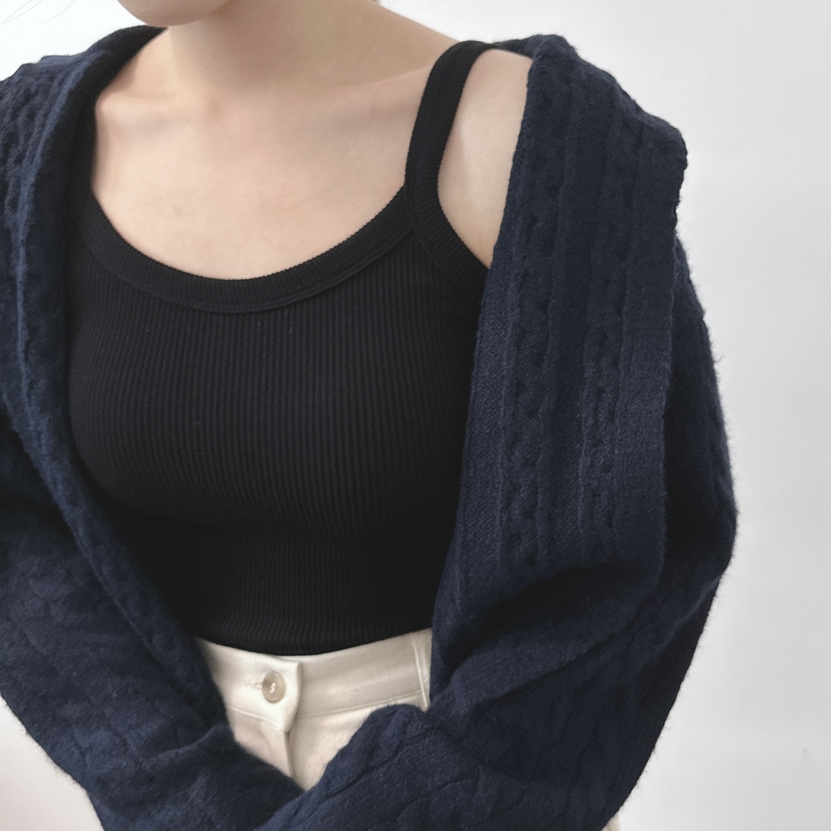 第二層肌膚直紋Bra Top (4色)