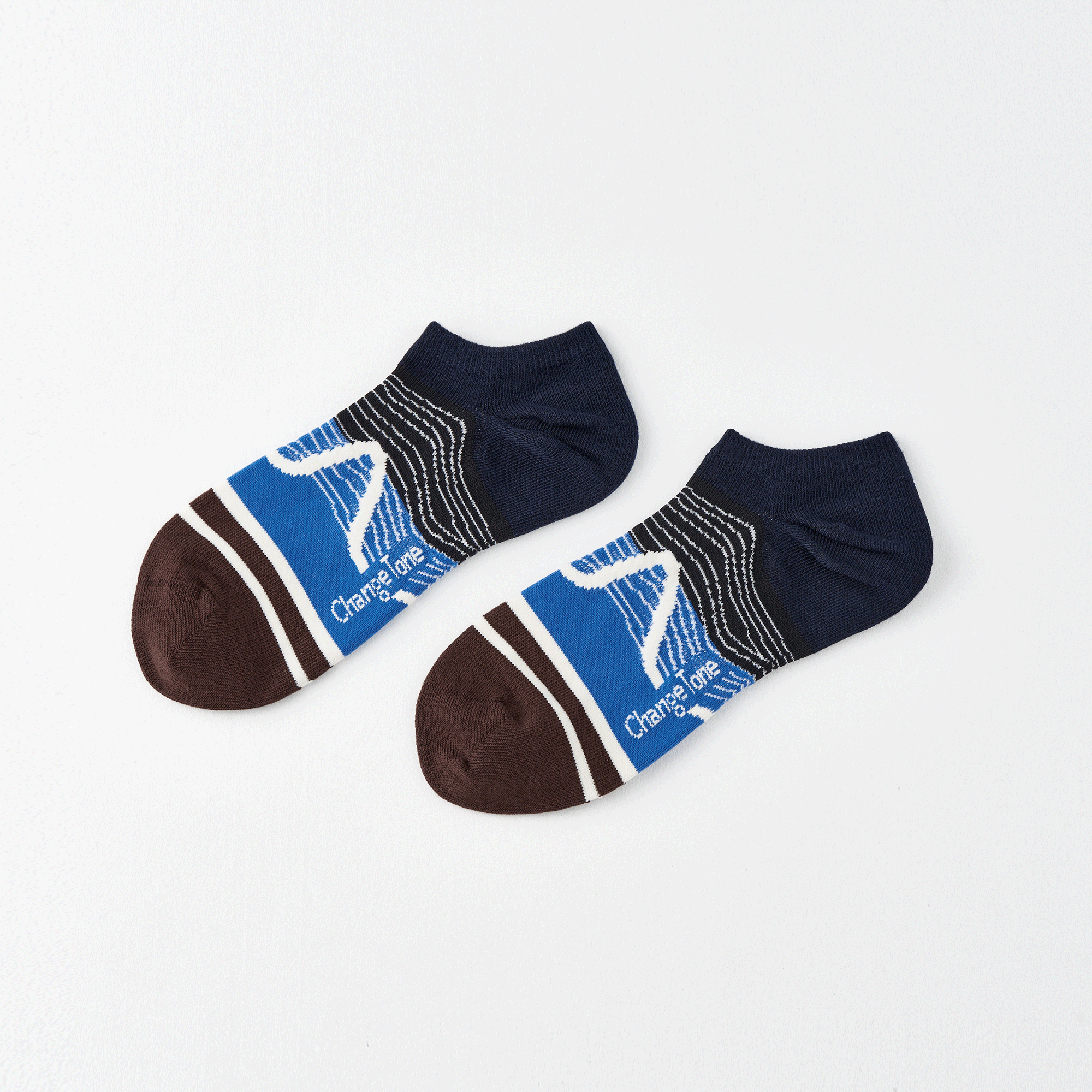 河谷等高線〈深藍/F〉