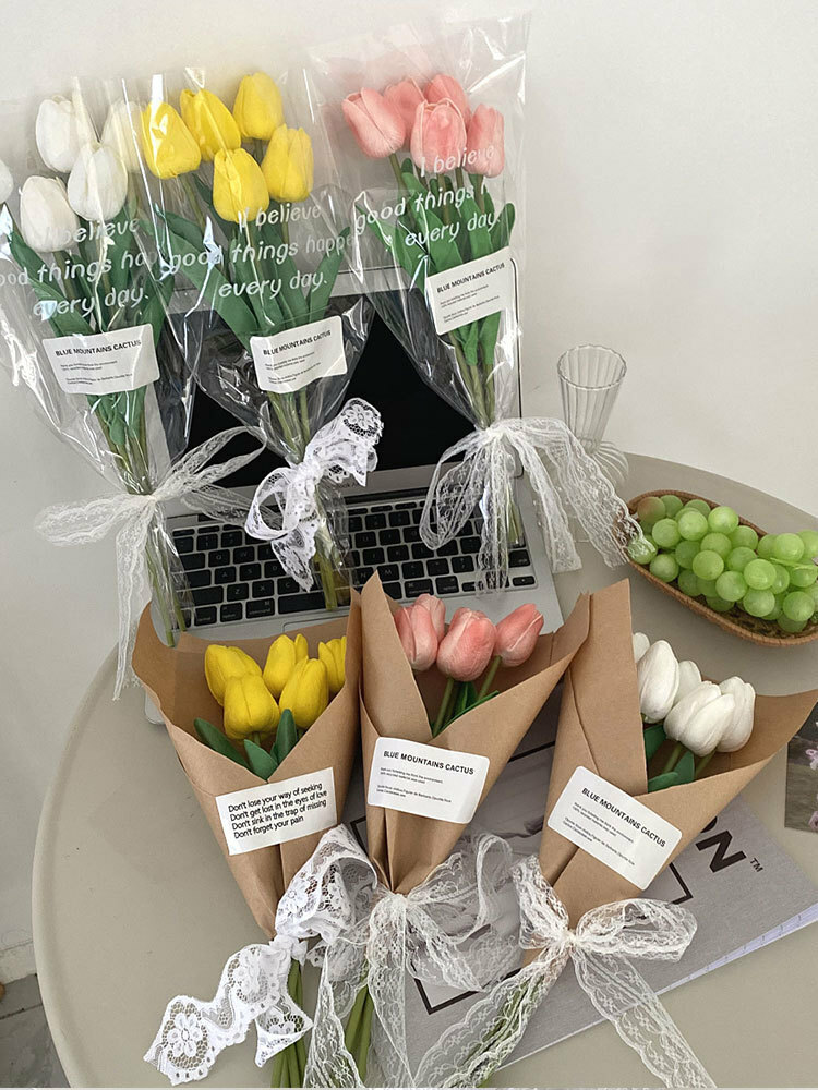 《1831》擺飾鬱金香仿真花束