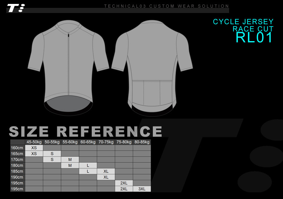 Technical03 Jersey Slimcut HKG Black Gold