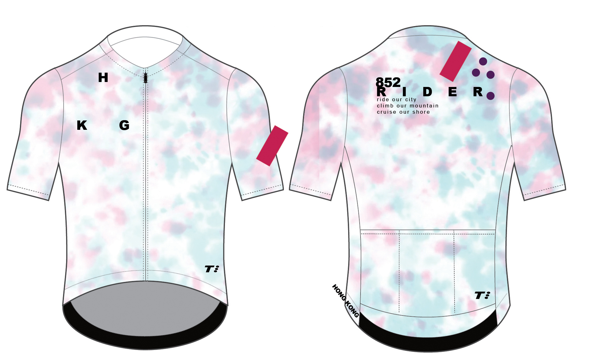 Technical03 Jersey Slimcut HKG Tiedye