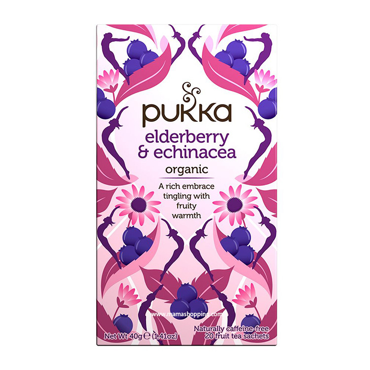 Pukka 有機接骨木和紫錐菊茶 (20包裝）
