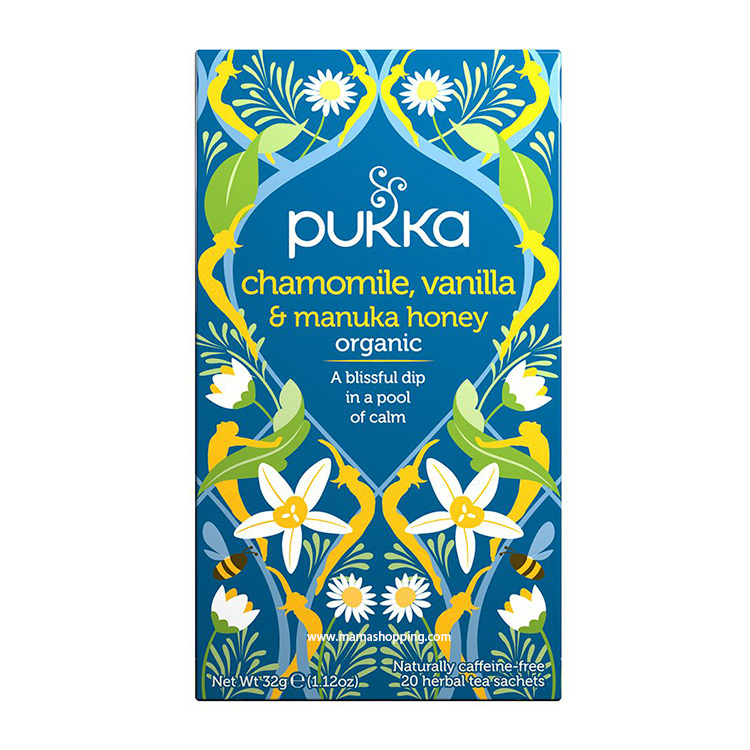 Pukka 有機甘菊雲尼拿麥蘆卡蜂蜜茶 (20包裝）