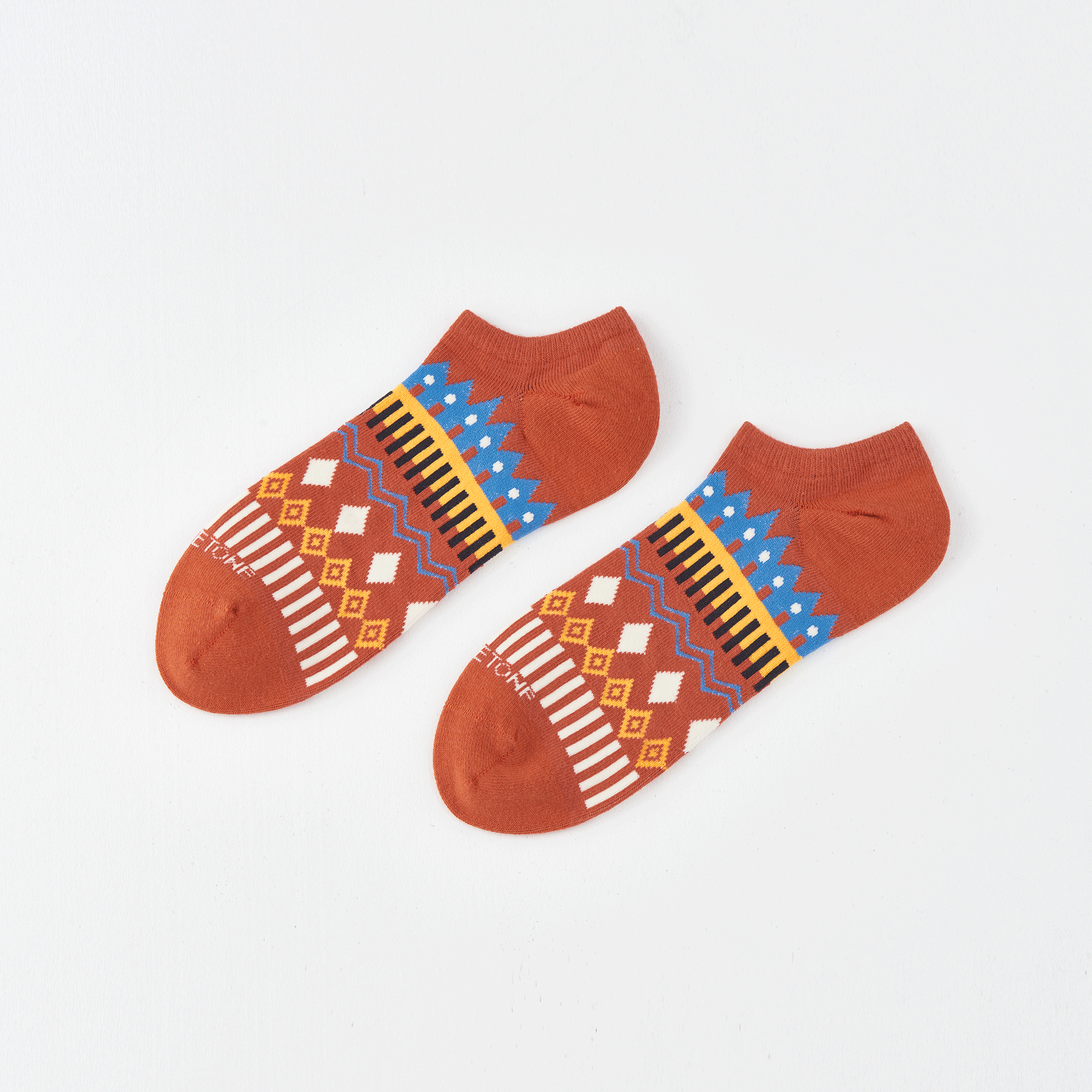 冬日慶典〈橘紅/踝襪〉