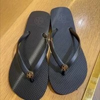 [S] TORY BURCH THIN FLIP FLOP,BLACK, 50008666-009 (STB318)