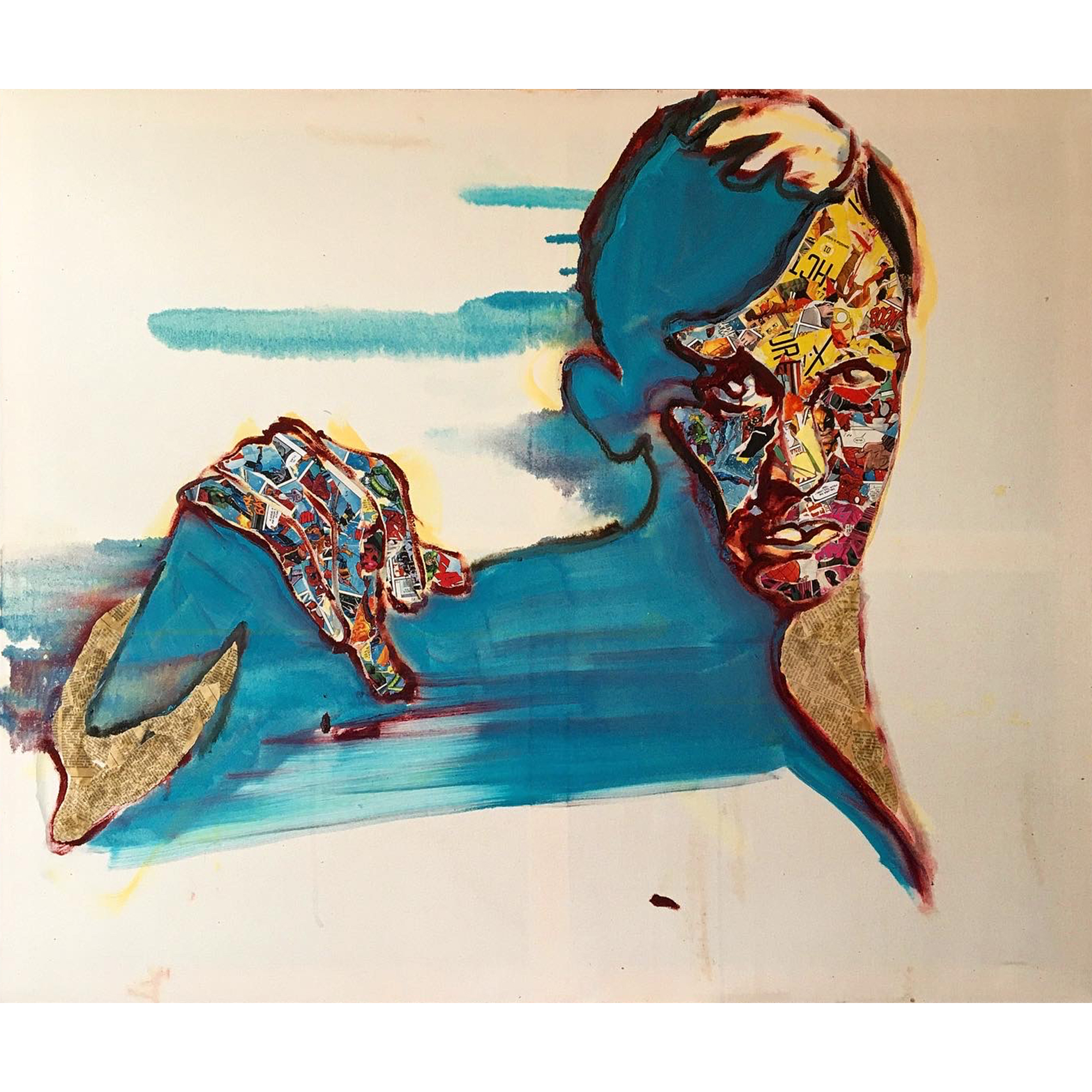 Blue Painter