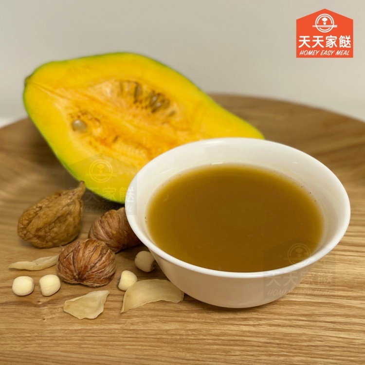 天天家餸 - 南瓜栗子素湯