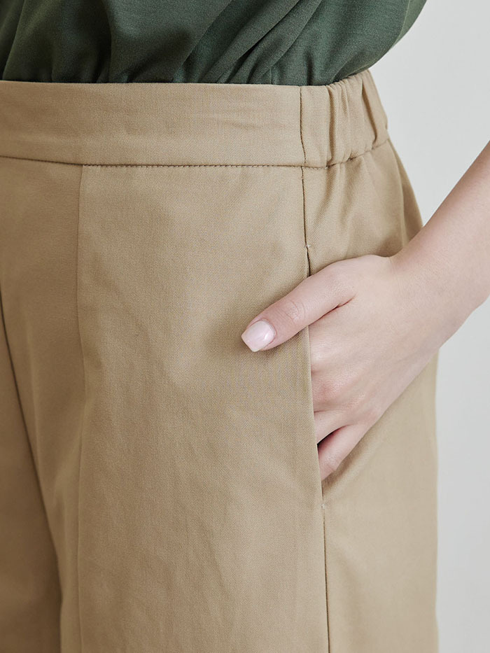 風起寬筒長褲-山形