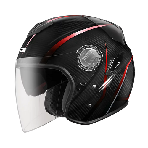 ZEUS ZEUS ZS 625 FF24 香港限定 啞黑紅纖維頭盔