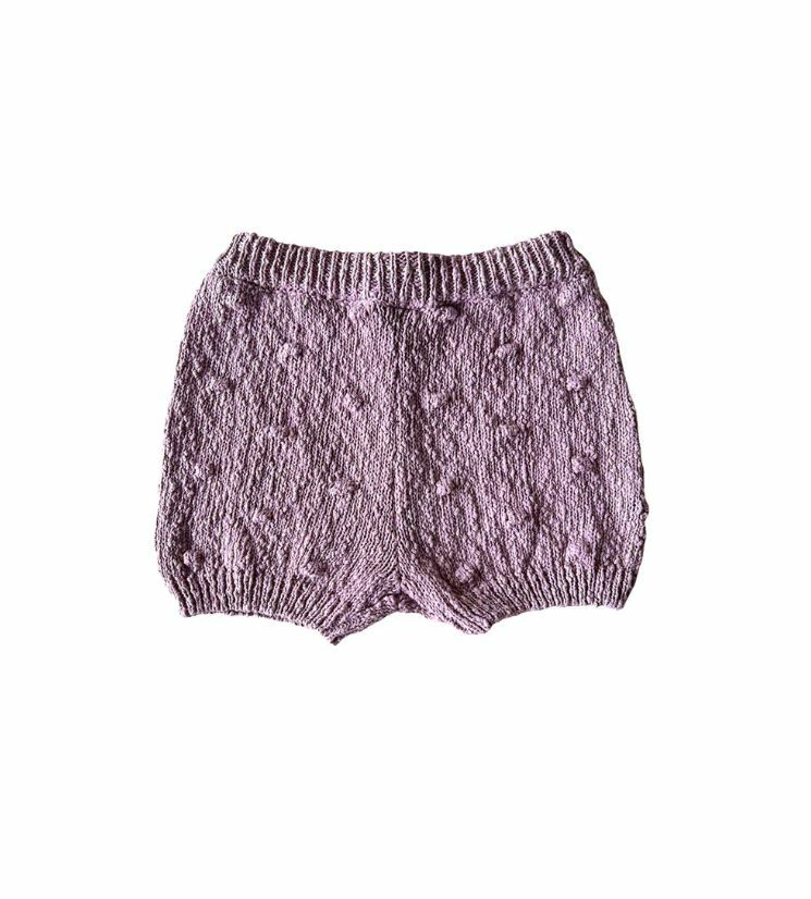 MABLI 針織立體點點短褲 Lyra Shorts Orchid 粉紫