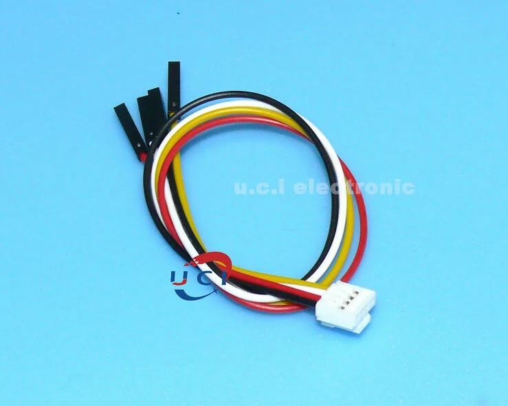 【UCI電子】(D-54) HY2.0 端子線帶扣4P杜邦線 杜邦母頭20CM長 2.54間距 4pin分開 24AWG