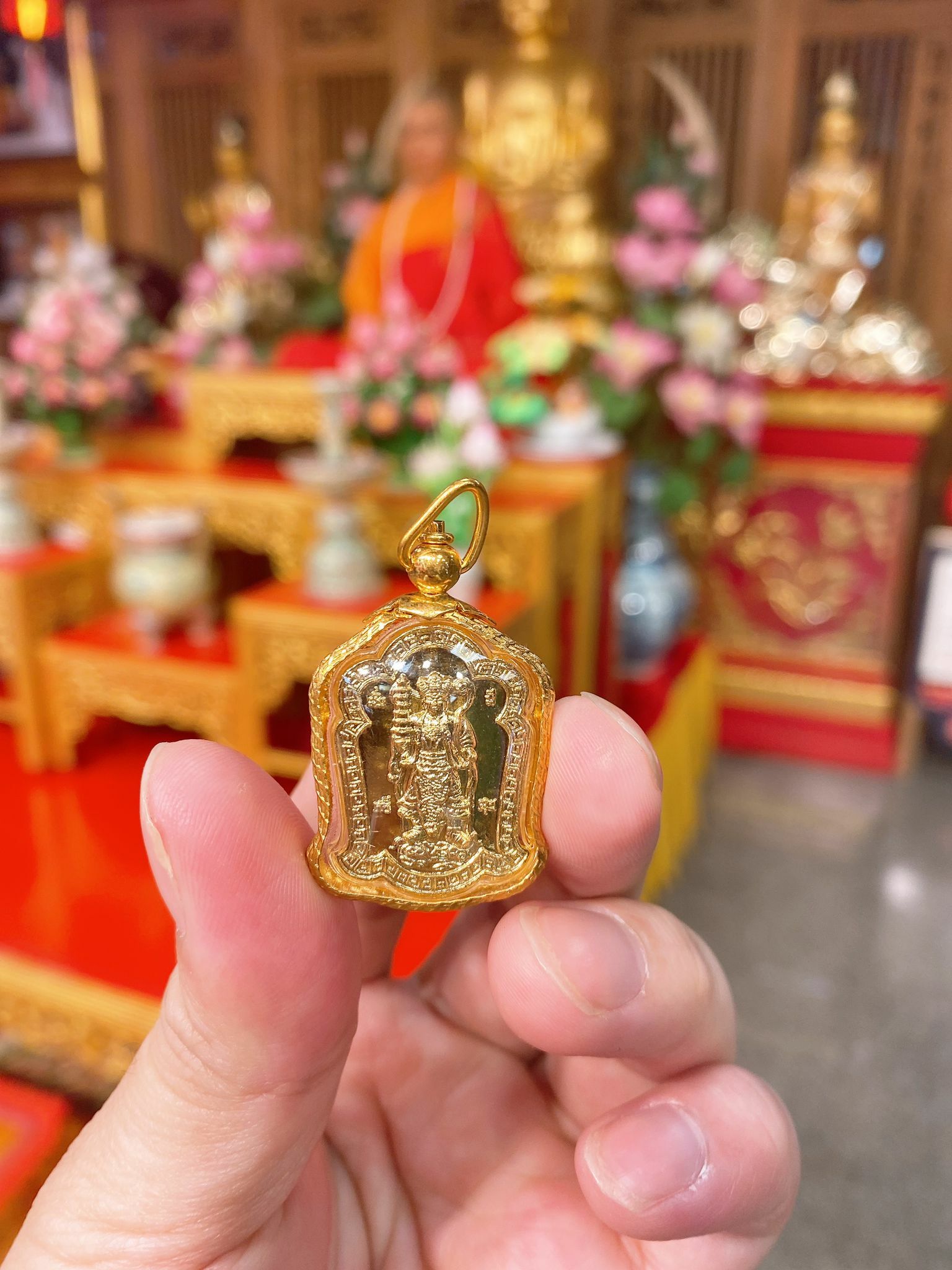 皇恩寺供請 佛曆2566 財神爺佛牌