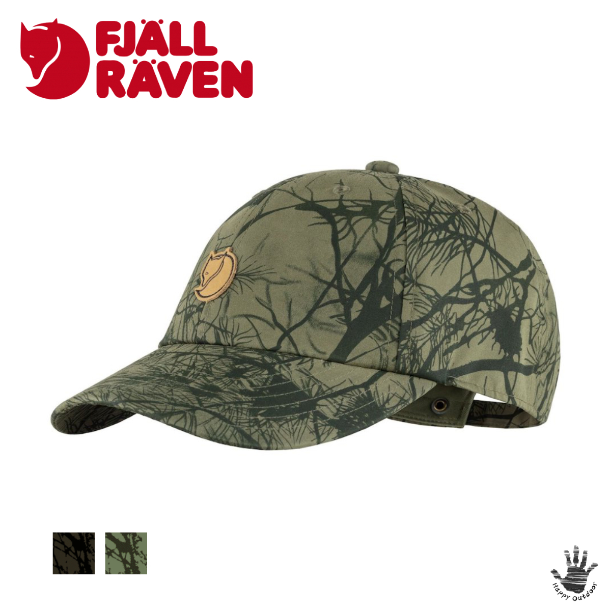 Fjallraven 北極狐 小狐狸 Lappland Camo Cap 棒球帽 F77407（2色選擇）[HappyOutdoor]