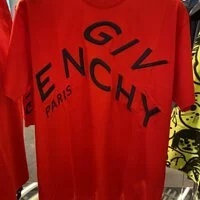 [S] GIVENCHY T-SHIRT,RED/BLACK, BM70YD3002-606 (SG10)