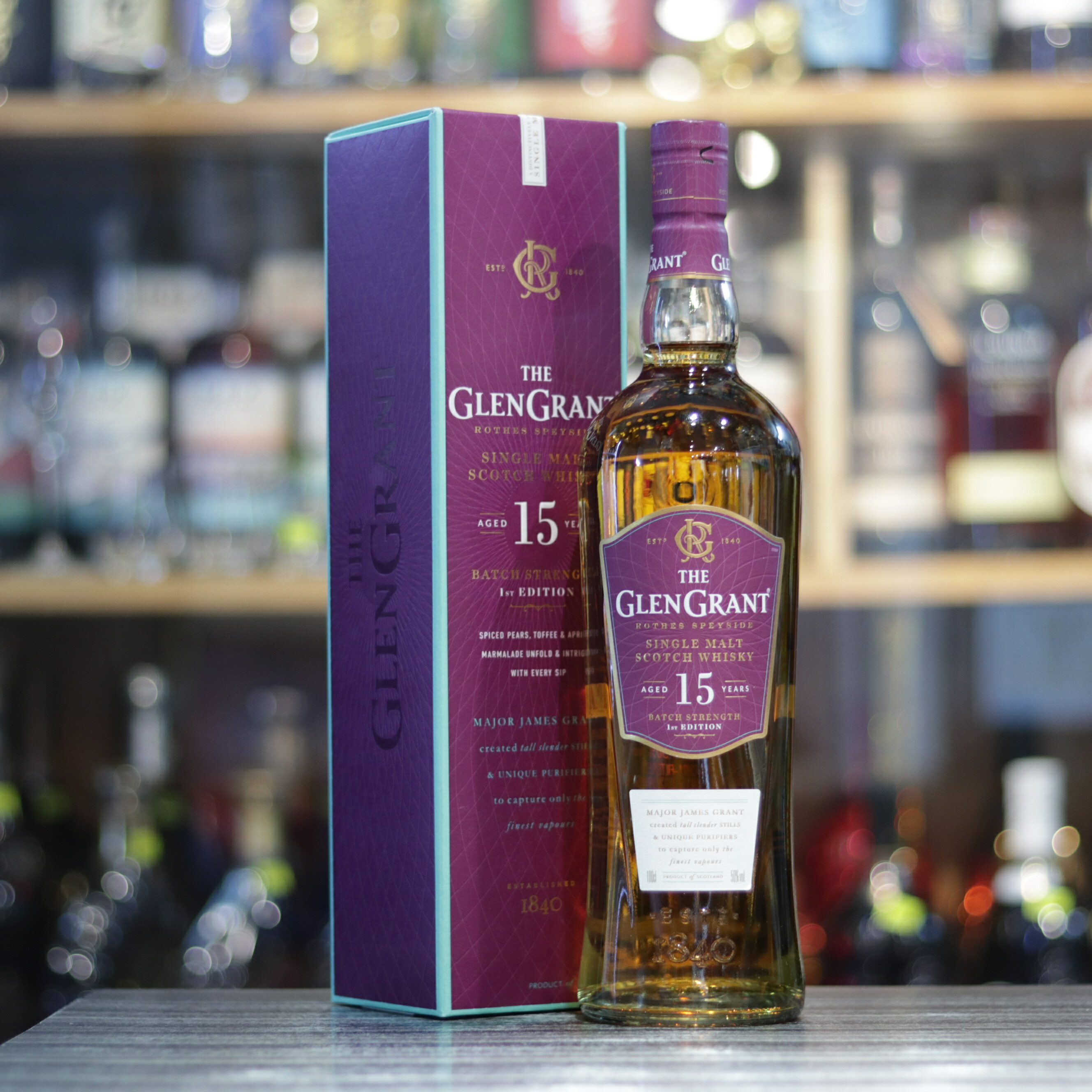 Glen Grant 15 Year Old Batch Strength 1L - 100cl/50%